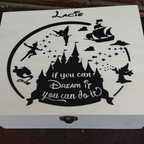 Elsa Frozen Disney Keepsake Memory Box Personalized Wooden Box - Etsy