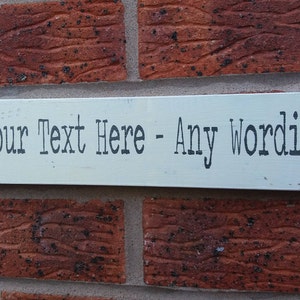 Your own word personalized wooden sign plaque any wording