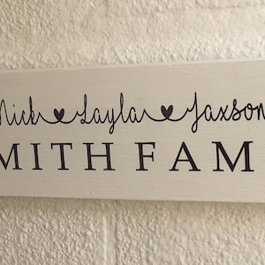 Home Sweet Home family personalized sign shabby vintage chic personalised new home house warming  plaque