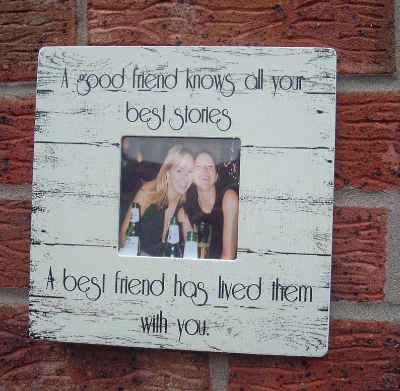 Best Friends Picture Frame Good Friend Best Friend Photo Frame Etsy UK