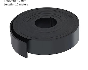 20x2 mm - 10 meters sealing strip, rubber strip, rubber sealing strip 20x2 mm, universal sealing strip, elastic strip, protective strip