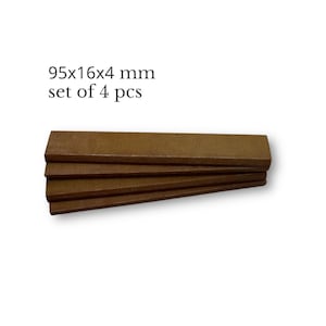 4 pcs, 95x16x4 mm Textolite plates for vacuum pump, Vacuum pump rotary vane