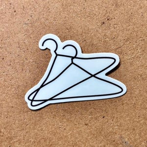 Pro-Choice Women’s Rights Individual Freedom Wire Hangers Przypomnienie, aby zachować bezpieczeństwo i legalność aborcji Naklejka winylowa