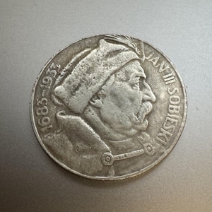 Coin 10 zlotych 1933 Poland, Jan III Sobieski