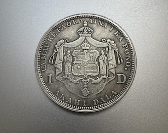 Coin 1 Hawaiian dollar 1883 year