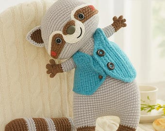 Raccoon Amigurumi Crochet Pattern: DIY Plush Toy (PDF Pattern)