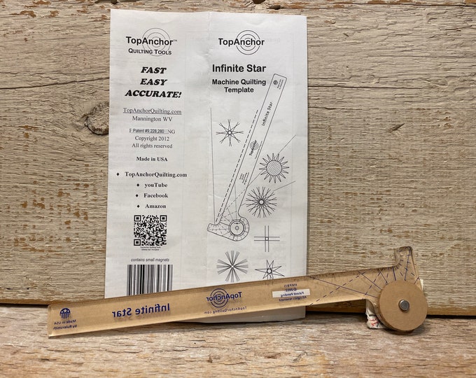 Top Anchor Infinite Star - Rotating Machine Quilting Ruler - Longarm ...