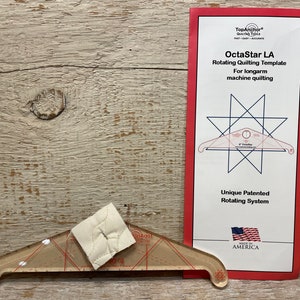 Free motion Quilting Template OctaStar Ruler,Template Quilting Octstar  Ruler, Quilting Ruler
