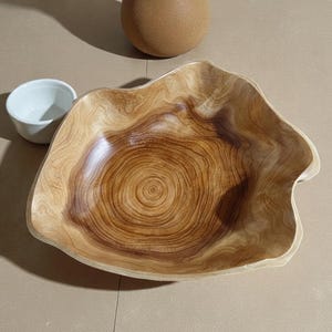 Naturrand Akazie Holzschale Organic Servierschale