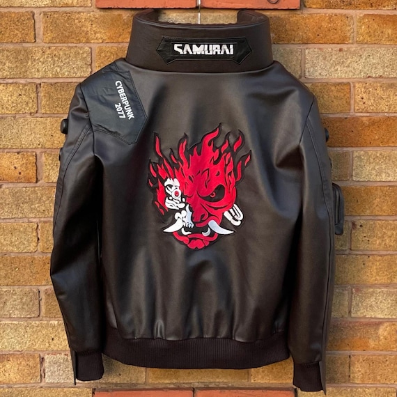Clothing Cyberpunk Durable Synthetic Biker Coat Cyber Gaming Punk