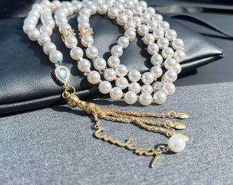 Perle 14KGF Tasbih : Handgemachte muslimische Gebetskette