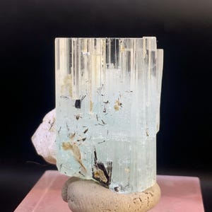 Natural Blue Aquamarine Crystal with Matrix - Skardu Pakistan