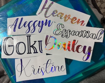 Custom Name Decal|Personalized Vinyl Sticker|Personalized Name Decal| Custom Vinyl Sticker| Custom Vinyl Name Decal|Customizable Name Decal
