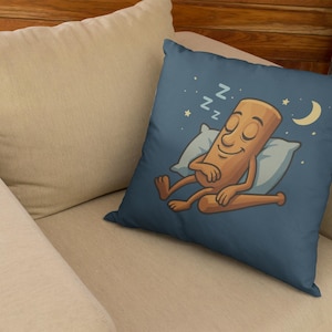 Tun Tun Tun Sahur Brainrot Meme Pillow, Brainrot Memes,Tiktok Meme, Crocodile Meme, Stupid Gift, Social Media Viral, Italian Brainrot