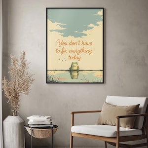 Mental Health Poster, Therapy Posters,Therapy Quotes Decor,Therapy Support Wall Art,Emotional Regulation,School Mental Health, Inspirational image 3