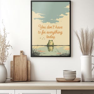 Mental Health Poster, Therapy Posters,Therapy Quotes Decor,Therapy Support Wall Art,Emotional Regulation,School Mental Health, Inspirational image 5