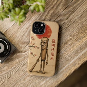 Tun Tun Tun Sahur Meme Phone Case, Brainrot Memes, Internet Humor, Tiktok Meme, Stupid Gift, Italian Brainrot, Brainrot, Shark in Shoes