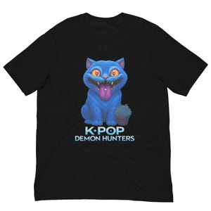 Kpop Demon Hunters Tshirt, Derpy shirt, Huntrix, Funny K-Pop Fan Tee with Vaporw, kpop demon hunters, kpop merch,Demon Hunter Tiger Tee