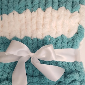 Handmade Chunky Knit Baby Blanket