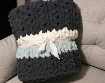 Handmade Chunky Knit Blanket