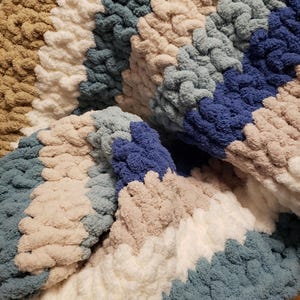 Handmade Chunky Knit Lap Blanket