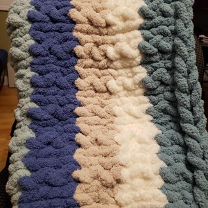 Handmade Chunky Knit Lap Blanket