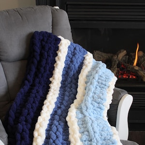 Handmade Chunky Knit Lap Blanket