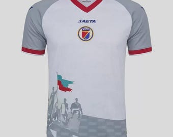 Haiti Football Jersey Haiti Away World Cup Soccer Shirt Fan Edition White