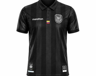 Ecuador 2026 World Cup Fan Soccer Jersey | Black Football Supporter Shirt