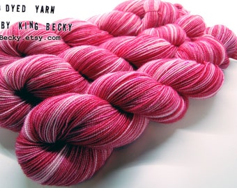 Dreamscape - Crystals - Rose Quartz - Sock Yarn - 2 Ply Superwash BFL