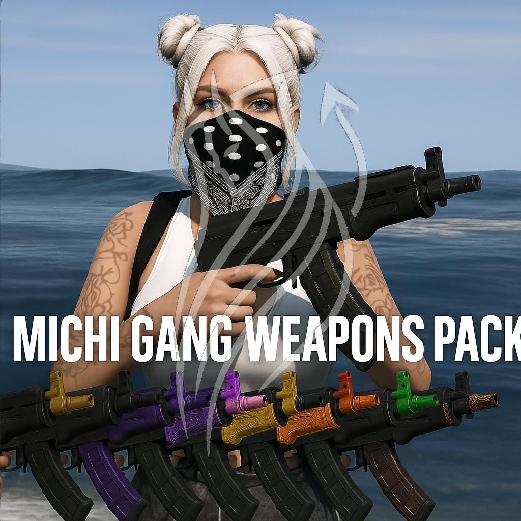 FiveM | Gang Weapons Pack | All colors | Optimized | High Quality | Add-On Ready