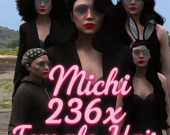 FiveM Female 236X Hair Pack | High Quality & FiveM Ready