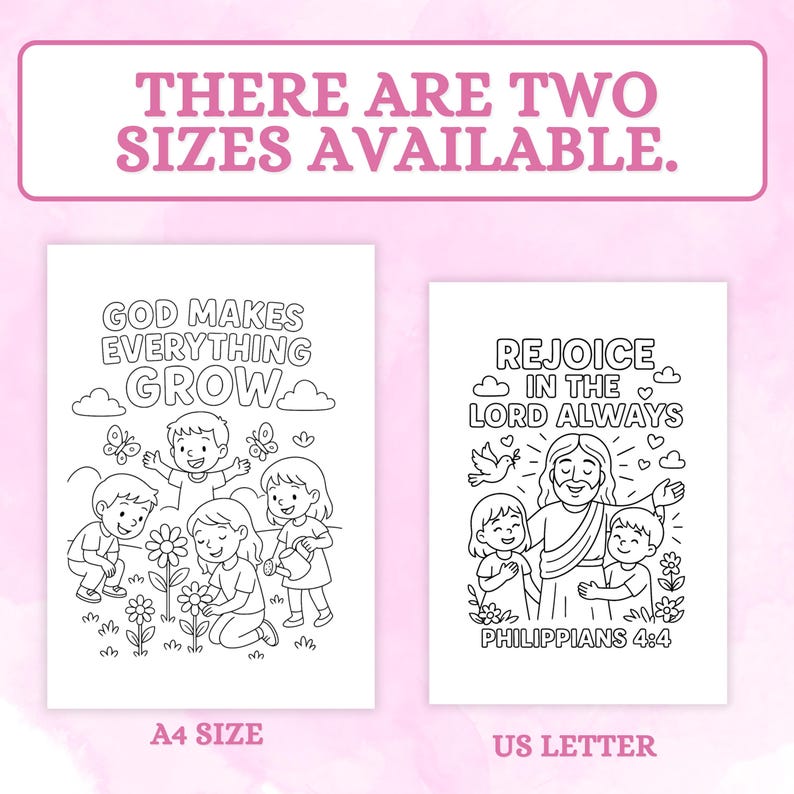 100 Kids Bible Verse Coloring Pages Printable | Christian Coloring Book ...