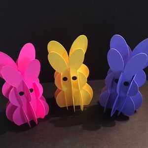 Fichier SVG - tranche de lapin « Peeps » et carte pop-up - DIY - Cricut Explore, Maker, Venture, Silhouette