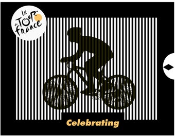 SVG File - Bicycle Cyclist Animated Lenticular - See Video - DIY - Cricut Explore, Maker, Venture, JoyX, Silhouette