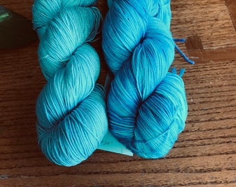 Tropical Waters Kettle Dyed Sock Yarn