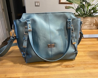 Blue Corvair Hand Bag