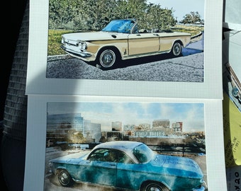 Tarjetas Corvair