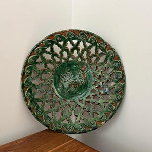 Vintage Spanish folk art plate | Paco Tito Úbeda ceramic plate