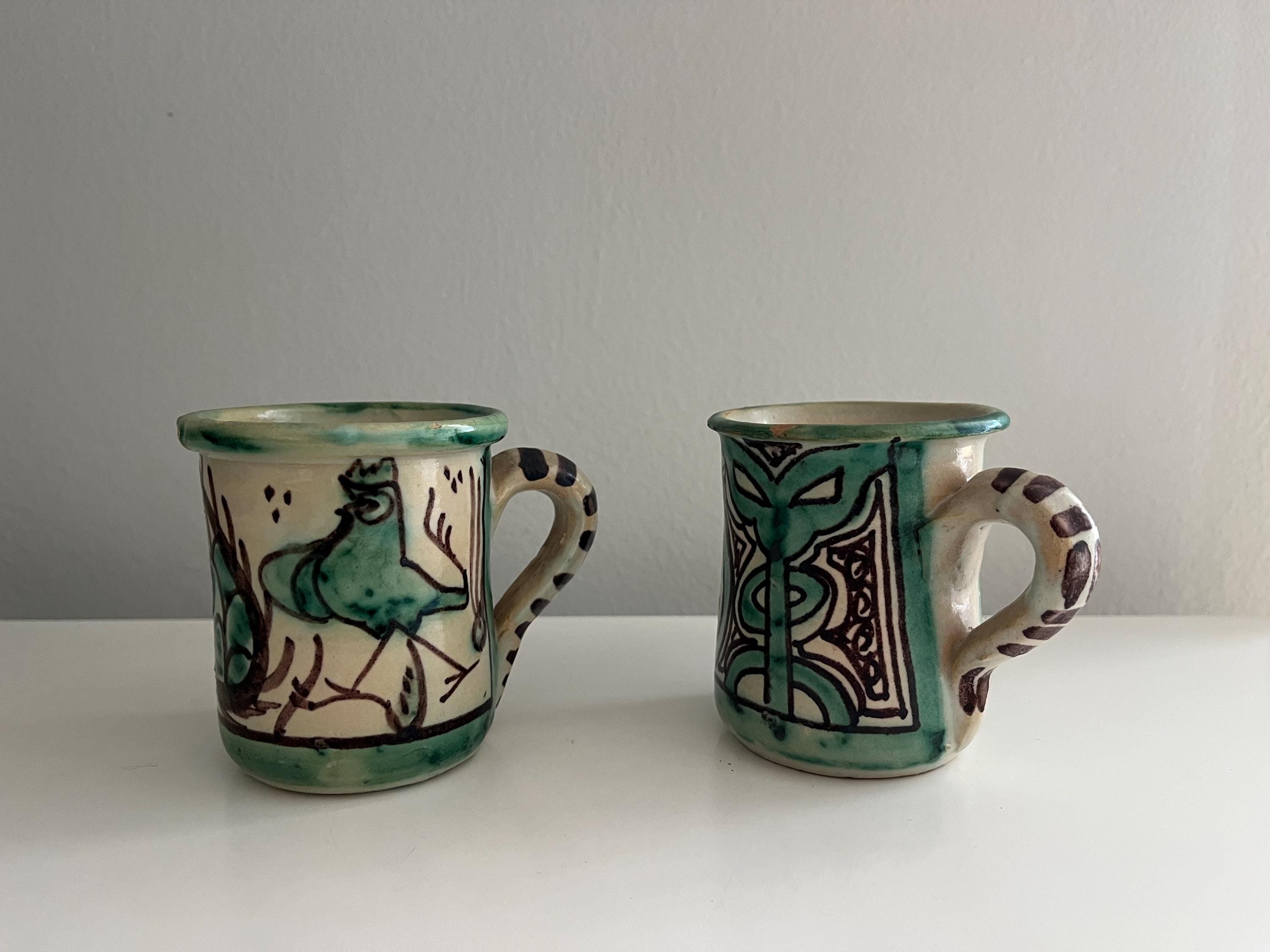 DOMINGO PUNTER スペイン製 西洋陶器 ぐい呑み 5個セット コップ おちょこ ドミンゴ パンター アンティーク 酒器 札幌市 白石店 Domingo punter - Etsy 日本