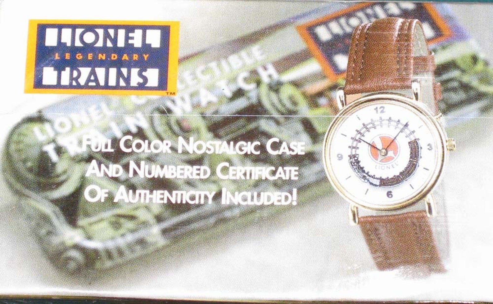 LIONEL COLLECTIBLE TRAIN WATCH IN SEALED BOX Etsy