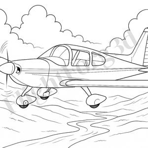 Desenho para colorir Grumman AA-5