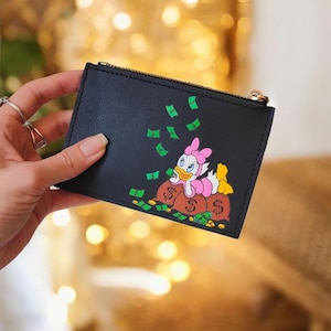 Daisy Wallet - Handbemalte Individualisierung & Einzigartige Edition - Individualisierbar