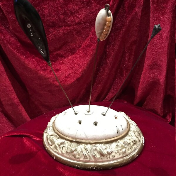Antique Hat Pin Holder Etsy