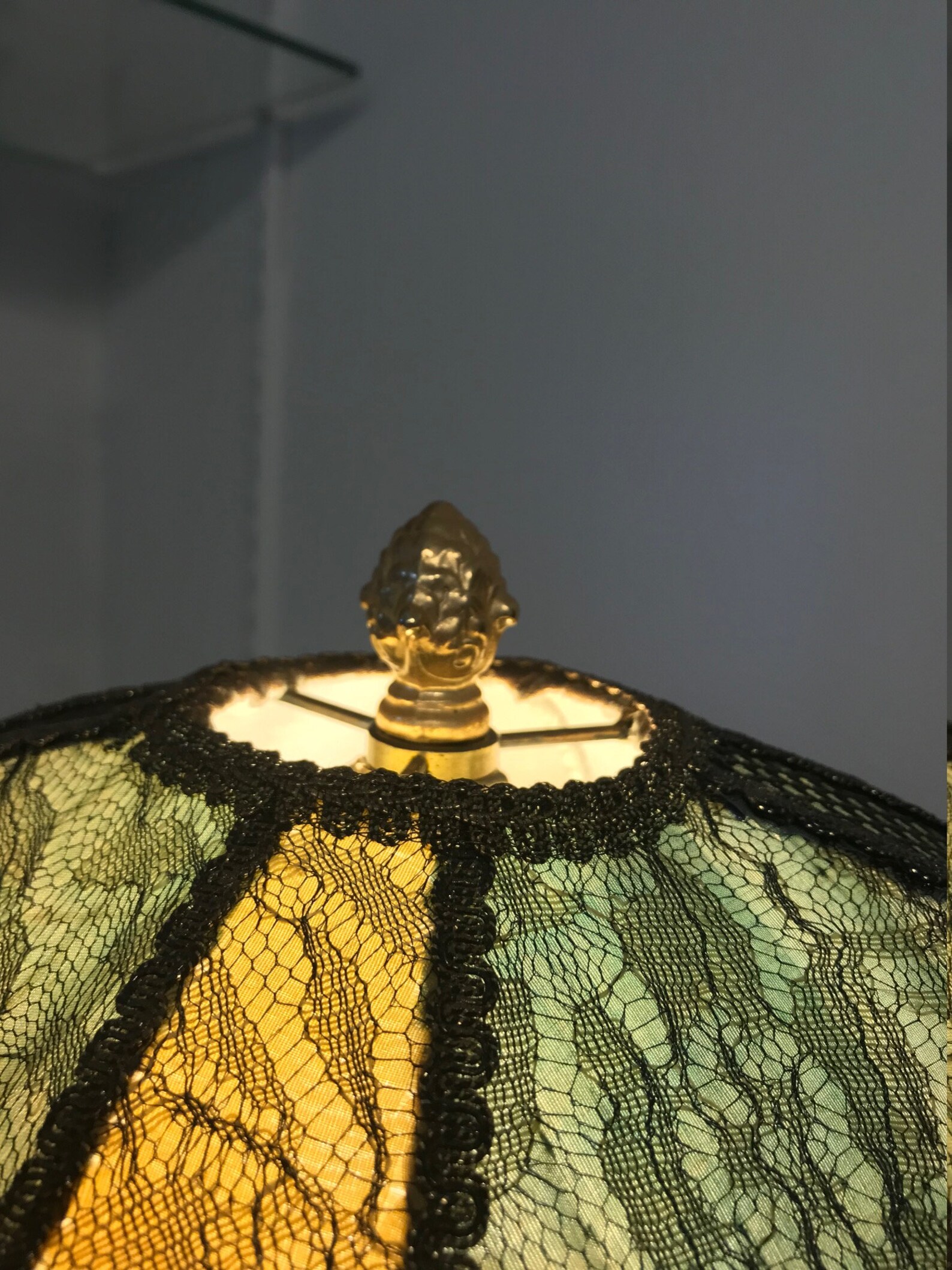 Designer Spectacular Lamp Shade & Base of Vintage Trimmings Etsy