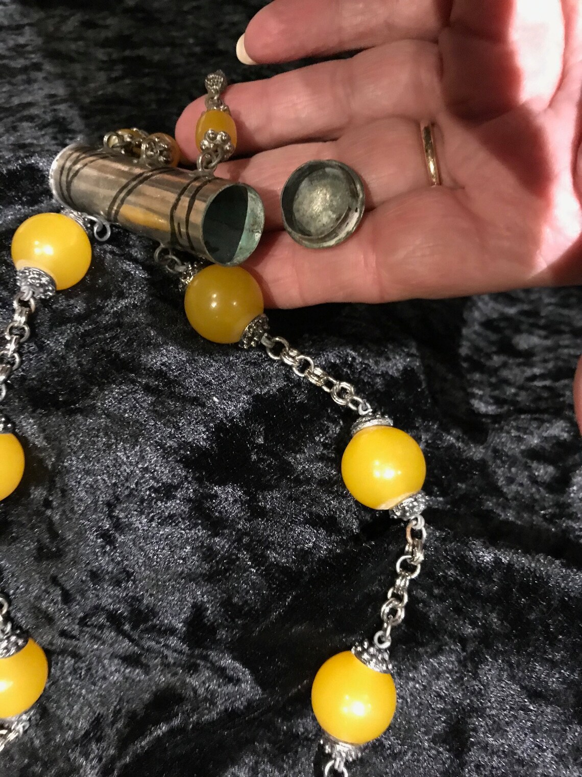 Antique Snuff Cask Necklace ffs3019 Etsy