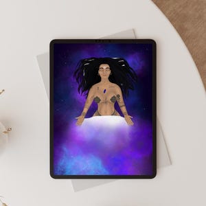 Clarividencia — Arte Esotérico | Descarga Digital Instantánea para Imprimir | Apertura del Tercer Ojo Decoración Mística