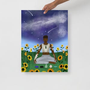 Anicca — Arte espiritual inspirado en el Vipassana | Póster en papel fotográfico
