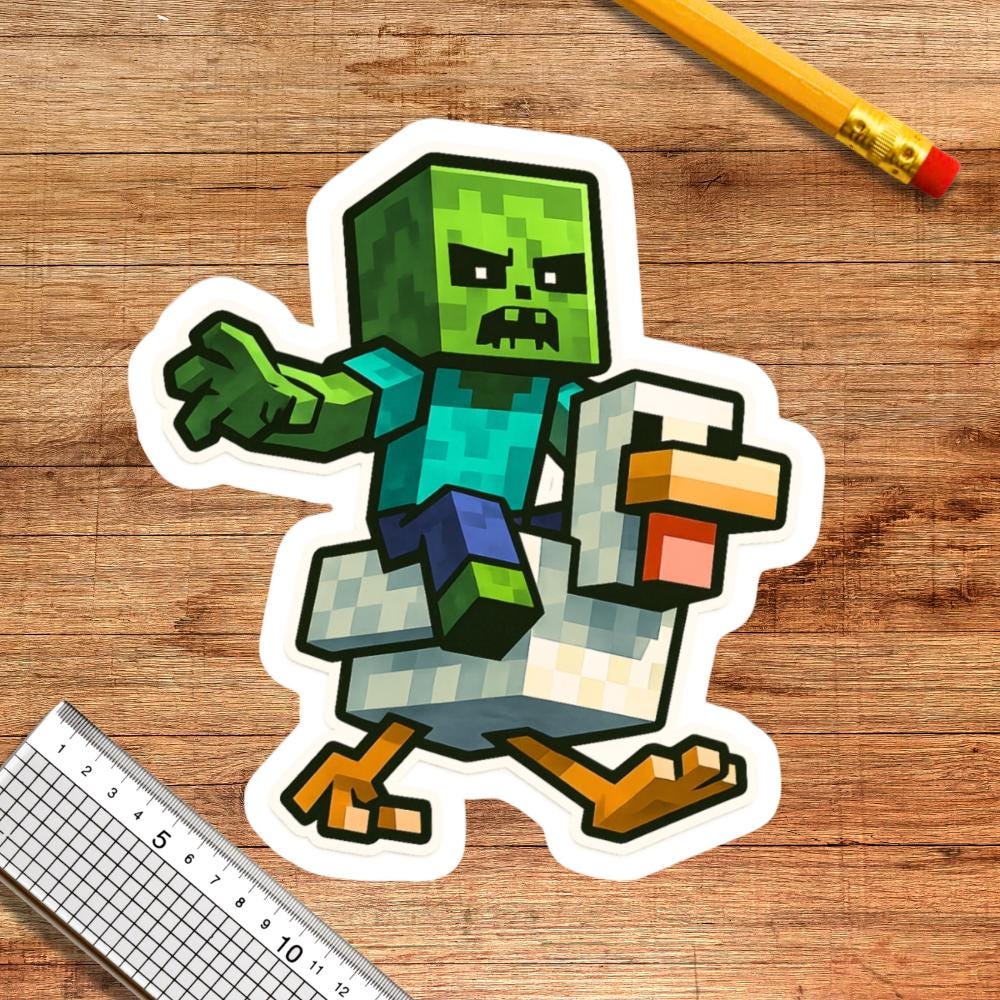 Chicken Jockey sticker
