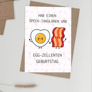 Geburtstagskarte mit süßem Spruch und Grafiken zum ausdrucken für Foodies und die besten Freunde | Wortspiel Karte zum Geburtstag | DIN A5&6